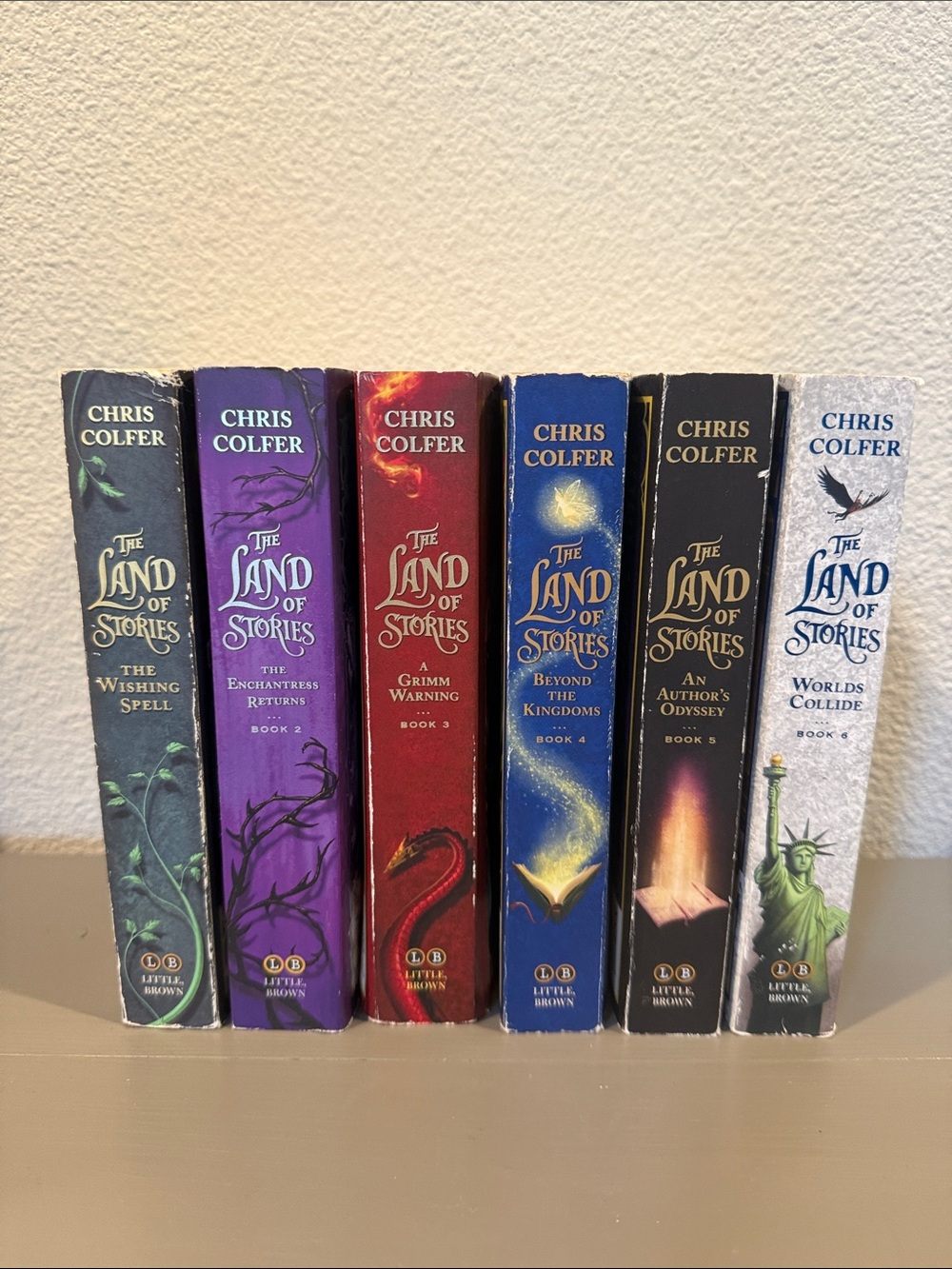 The Land of Stories 6-Book Hardcover Set by Chris Colfer - Multi Color